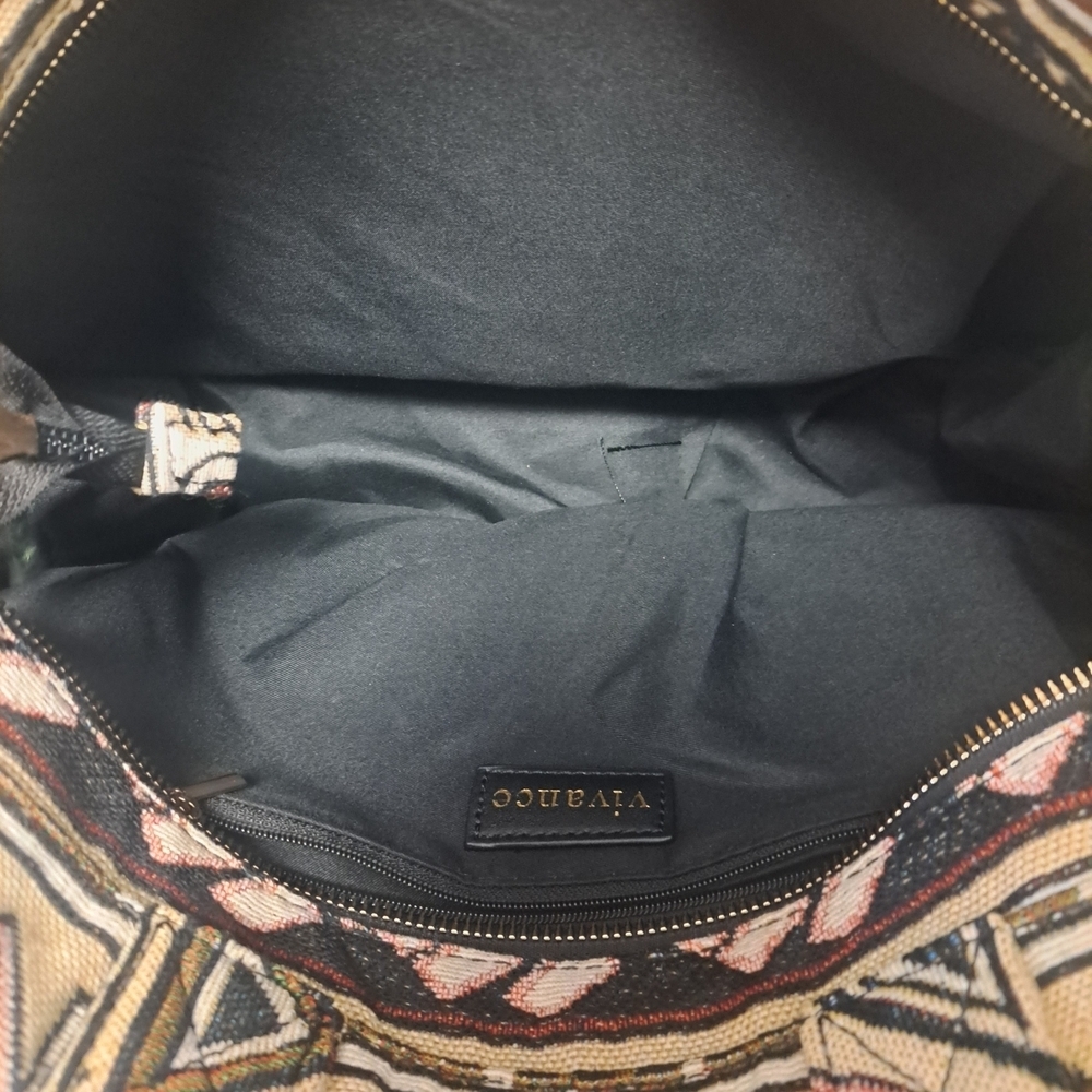 Vivance Boho Woven Tote Bag with Strap - Picture 4 of 4